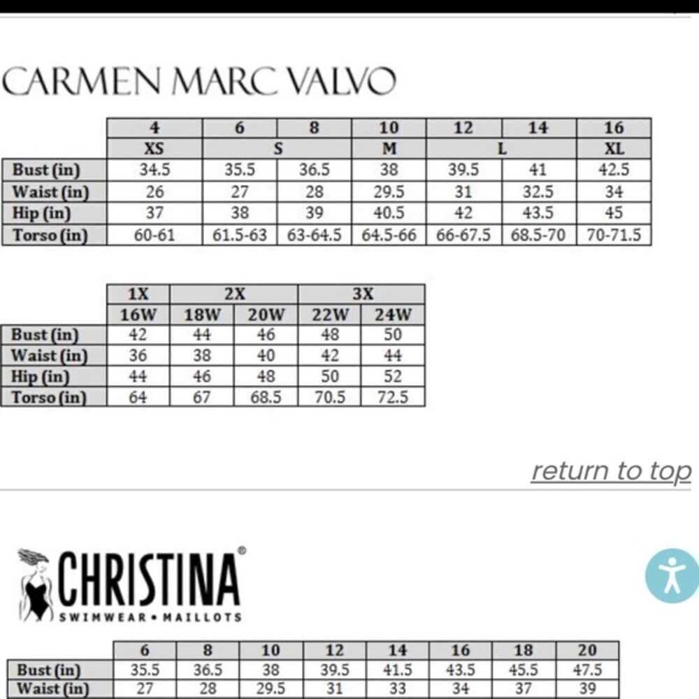 Carmen Mark Valvo One Piece Swimsuit Size 12 - Picture 6 of 6